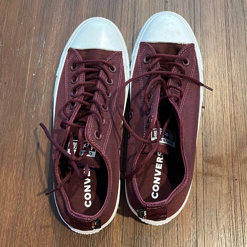 NWOT Maroon Converse
